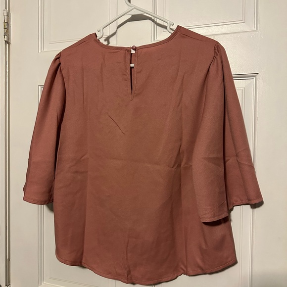 Women's Blouse in Warm Rust - Picture 2 of 2